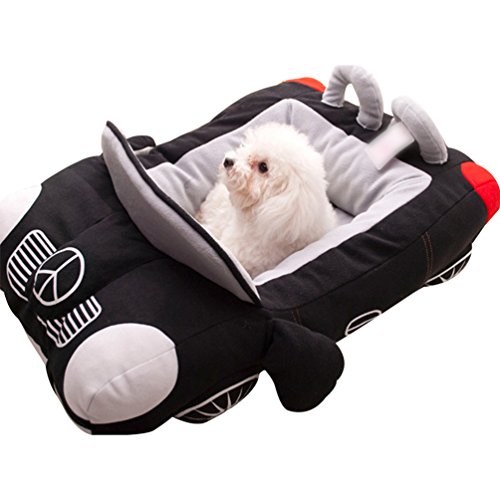 YOUJIAA Haustierbett Hundebett Katzenbett Auto-Form Hundesofa Kissen für Welpen Katzen - Schwarz, 72 * 50 * 30cm YOUJIAA Haustierbett Hundebett Katzenbett Auto-Form Hundesofa Kissen für Welpen Katzen - Schwarz, 72 * 50 * 30cm von YOUJIAA