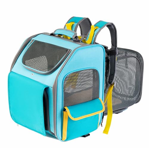 Haustier-Rucksack, praktisch, atmungsaktiv, große Kapazität, Katzentasche, Reisetasche, Hunde-Rucksack mit ausziehbaren Netzteilen Haustier-Rucksack, praktisch, atmungsaktiv, große Kapazität, Katzentasche, Reisetasche, Hunde-Rucksack mit ausziehbaren Netzteilen von YOUNAFEN