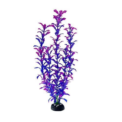 YOUNAFEN Aquarium-Dekorationen, Pflanzenornamente, Grünpflanze, Aquarium, Landschaftsbau, grüne künstliche Blätter, Versteck, 10 Stück von YOUNAFEN