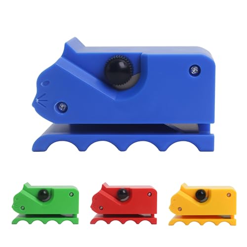 YOUNEEDFUL 2025 Katze Kartonschneider 3D gedruckt Handheld Karton Schneidewerkzeug Ein tolles Werkzeug zum Bauen von Haus für Katzen (blau) von YOUNEEDFUL