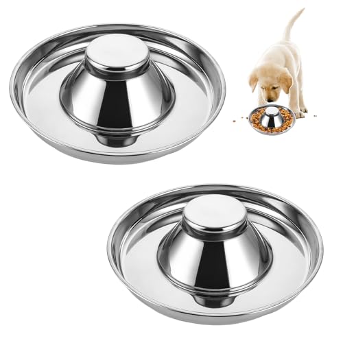 3 Stück Erhöhte Hundenäpfe,Hundenapf Katzennapf Edelstahl,30 cm Metallschüssel Hundenapf Kleine Hunde Für Kleine Hunde, Katzen, Haustiere von YOUNTHYE