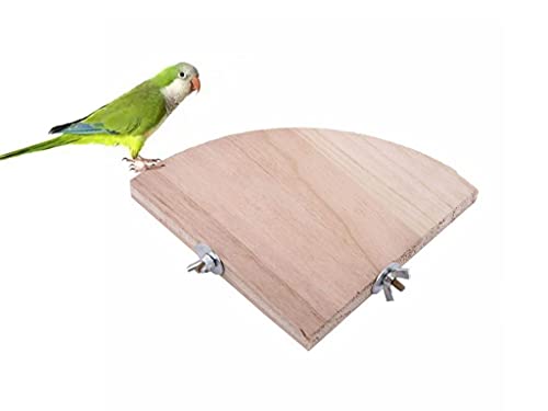 Barsch Vogel Plattform, Vogelköfig Barsch Stand Spielplatz Holzköfig Zubehör für Papagei Sittich Nymphensittich Lovebird Finken Hamster Meerschweinchen Kleintier Haustier Wellensittich Spielzeug von YOUTHINK