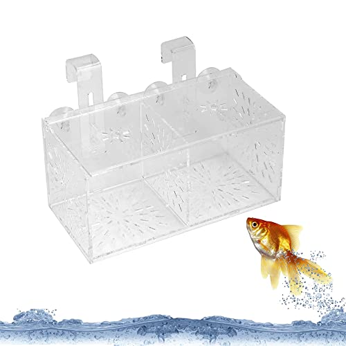 Aquarium Fischzucht Box Acryl Fisch Isolation Brutstätte für Neugeborene, Verletzte, Aggressive, Schwangere Fische(20Cm*10Cm*10Cm) von YOUTHINK