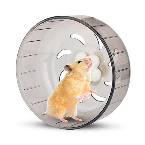 Hamster-Rennrad, 13 Cm Hamsterrad Kleines Hamster-Laufrad Für Haustiere Leises Kunststoff-Rennspielzeug Für Hamster Rennmäuse Meerschweinchen von YOUTHINK