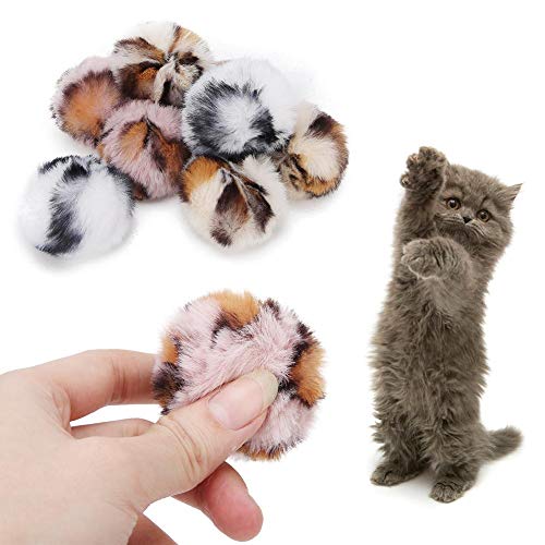 YOUTHINK Katzenspielzeug 9 Stück Plüsch Haustier Katze Leopardenball Mit Katzenminze Sicherheitstraining Spielen Interaktives Spielzeug Spaö YOUTHINK Katzenspielzeug 9 Stück Plüsch Haustier Katze Leopardenball Mit Katzenminze Sicherheitstraining Spielen Interaktives Spielzeug Spaö von YOUTHINK