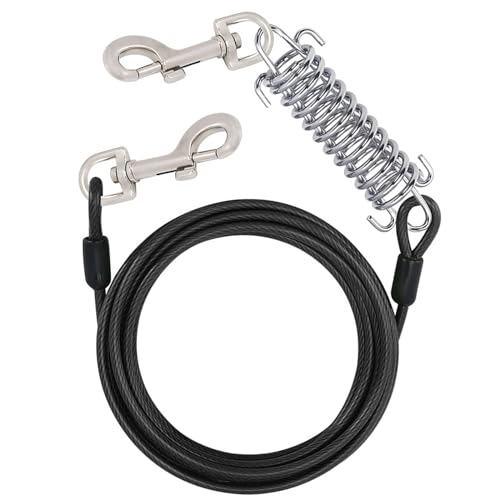 Hundeleine für große Hunde, strapazierfähig, ausziehbar, mit stoßdämpfender Feder, 300 cm Hundeleine für große Hunde, strapazierfähig, ausziehbar, mit stoßdämpfender Feder, 300 cm von YPBEW
