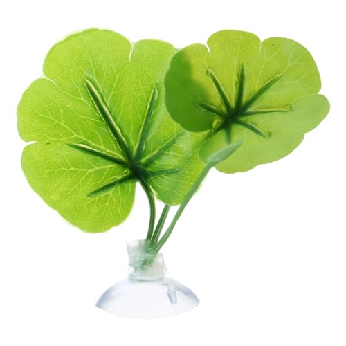 YPBEW BettaFish Leaf Pad Doppelblatt Hängematte Ruhebett Sicher Natürliche Umwelt BettaFish Laichunterlage Aquarien Dekoration BettaFish Hängematten Aquarien Zubehör Dekorationen von YPBEW