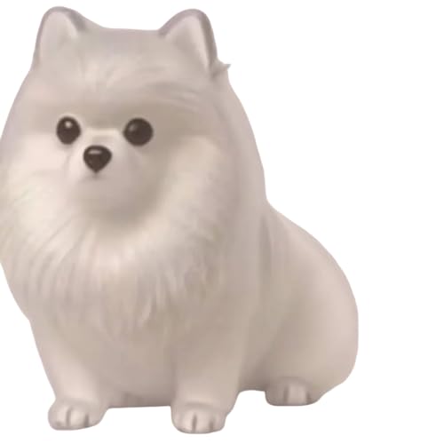 YPBEW Haustier-Gedenkanhänger, Andenken-Behälter, konserviert Pelze, Hundefigur, Haarsammler, Schlüsselanhänger, Besitzer, Harze, Gedenkornament von YPBEW