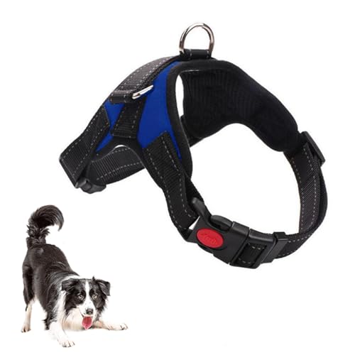 Diensthundeweste Mit Frontclip Ohne Ziehen, Atmungsaktives Taktisches Hundegeschirr Aus Netzstoff Mit Griff, Reflektierende, Verstellbare Welpenweste Für Kleine, Mittelgroße Und Große Hunde,A,S Diensthundeweste Mit Frontclip Ohne Ziehen, Atmungsaktives Taktisches Hundegeschirr Aus Netzstoff Mit Griff, Reflektierende, Verstellbare Welpenweste Für Kleine, Mittelgroße Und Große Hunde,A,S von YPDOPORA
