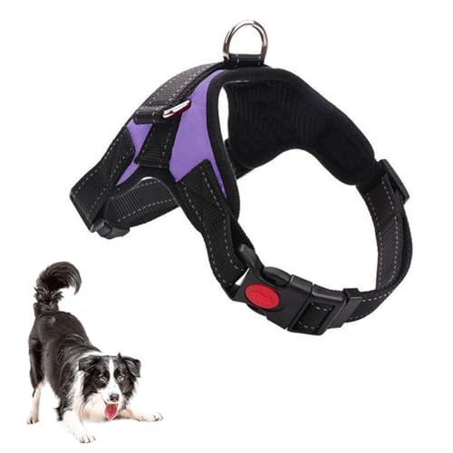 Diensthundeweste Mit Frontclip Ohne Ziehen, Atmungsaktives Taktisches Hundegeschirr Aus Netzstoff Mit Griff, Reflektierende, Verstellbare Welpenweste Für Kleine, Mittelgroße Und Große Hunde,B,S Diensthundeweste Mit Frontclip Ohne Ziehen, Atmungsaktives Taktisches Hundegeschirr Aus Netzstoff Mit Griff, Reflektierende, Verstellbare Welpenweste Für Kleine, Mittelgroße Und Große Hunde,B,S von YPDOPORA