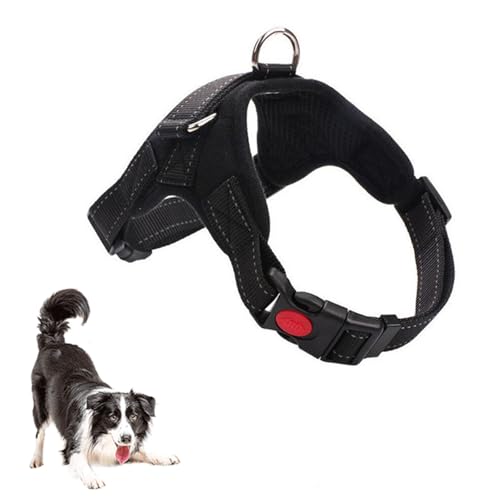 Diensthundeweste Mit Frontclip Ohne Ziehen, Atmungsaktives Taktisches Hundegeschirr Aus Netzstoff Mit Griff, Reflektierende, Verstellbare Welpenweste Für Kleine, Mittelgroße Und Große Hunde,C,S Diensthundeweste Mit Frontclip Ohne Ziehen, Atmungsaktives Taktisches Hundegeschirr Aus Netzstoff Mit Griff, Reflektierende, Verstellbare Welpenweste Für Kleine, Mittelgroße Und Große Hunde,C,S von YPDOPORA