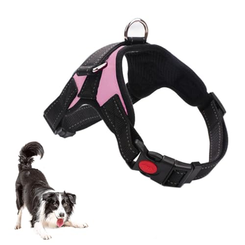 Diensthundeweste Mit Frontclip Ohne Ziehen, Atmungsaktives Taktisches Hundegeschirr Aus Netzstoff Mit Griff, Reflektierende, Verstellbare Welpenweste Für Kleine, Mittelgroße Und Große Hunde,D,M Diensthundeweste Mit Frontclip Ohne Ziehen, Atmungsaktives Taktisches Hundegeschirr Aus Netzstoff Mit Griff, Reflektierende, Verstellbare Welpenweste Für Kleine, Mittelgroße Und Große Hunde,D,M von YPDOPORA