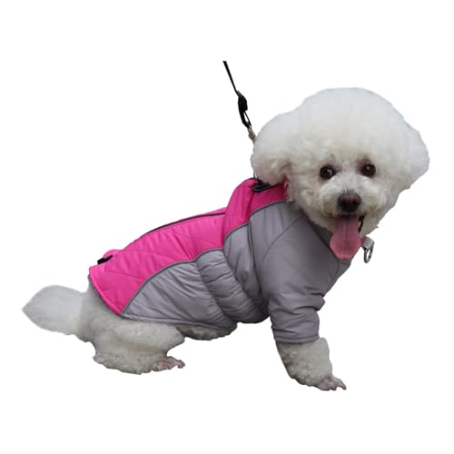 Hunde-Wintermantel, Wasserdicht, Warme Fleece-Futterjacke Für Kleine Hunde, Winterjacke, Weste, Warme Mäntel, Reflektierende Winddichte Bekleidung Mit D-Ring, Hundekleidung Für Kaltes Wetter,B,3XL Hunde-Wintermantel, Wasserdicht, Warme Fleece-Futterjacke Für Kleine Hunde, Winterjacke, Weste, Warme Mäntel, Reflektierende Winddichte Bekleidung Mit D-Ring, Hundekleidung Für Kaltes Wetter,B,3XL von YPDOPORA