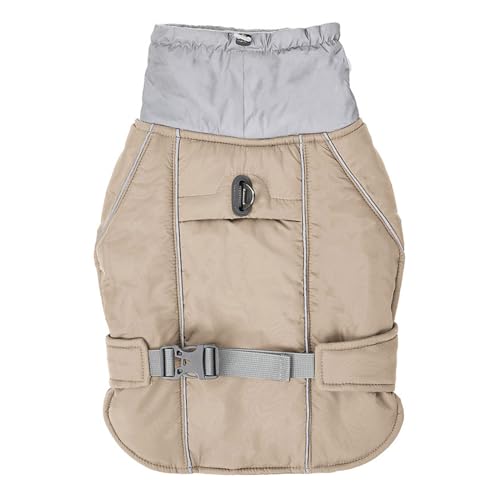 Hunde-Wintermantel, Weiche Hunde-Pufferjacke, Rollkragenpullover Und Reflektierende Jacke Mit Geschirr, Thermo-Hundeweste Für Kleine, Mittelgroße Und Große Hunde,D,XXL Hunde-Wintermantel, Weiche Hunde-Pufferjacke, Rollkragenpullover Und Reflektierende Jacke Mit Geschirr, Thermo-Hundeweste Für Kleine, Mittelgroße Und Große Hunde,D,XXL von YPDOPORA