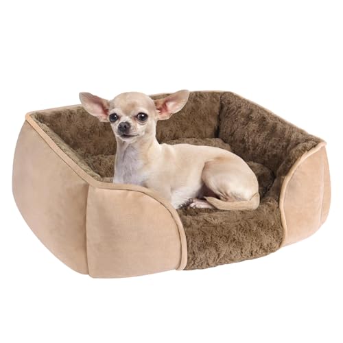 Hundebett Für Mittelgroße, Kleine Und Große Hunde, Rechteckiges, Waschbares Hundebett, Orthopädisches Hundebett, Weiches, Beruhigendes Welpenbett Zum Schlafen Mit Rutschfester Unterseite,A,XL von YPDOPORA