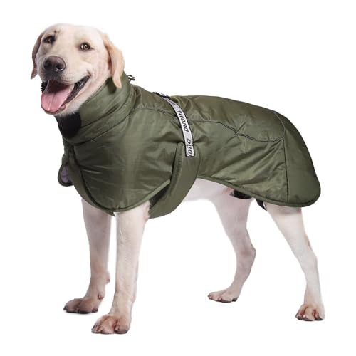 Hundekleidung, Bekleidung Für Kaltes Wetter, Winddichte Winterjacke Für Welpen, Wasserdichter Haustiermantel, Wintermantel Für Hunde, Winddichte, Warme Jacke Für Kaltes Wetter,B,5XL von YPDOPORA