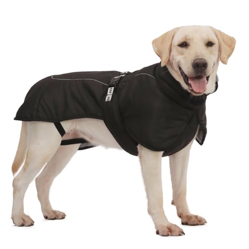 Hundekleidung, Bekleidung Für Kaltes Wetter, Winddichte Winterjacke Für Welpen, Wasserdichter Haustiermantel, Wintermantel Für Hunde, Winddichte, Warme Jacke Für Kaltes Wetter,C,3XL von YPDOPORA