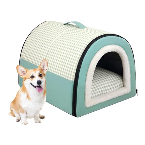 YPDOPORA Hundenest Für Den Innenbereich, Abnehmbares Katzenschlafhaus, Winterwarmes Hundehaus, Tragbares Hundehaus Mit Rutschfestem Boden, wasserdichte Hundehöhle Für Kleine Hundekatzen,A,S YPDOPORA Hundenest Für Den Innenbereich, Abnehmbares Katzenschlafhaus, Winterwarmes Hundehaus, Tragbares Hundehaus Mit Rutschfestem Boden, wasserdichte Hundehöhle Für Kleine Hundekatzen,A,S von YPDOPORA