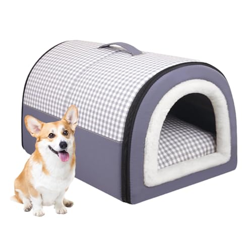 YPDOPORA Hundenest Für Den Innenbereich, Abnehmbares Katzenschlafhaus, Winterwarmes Hundehaus, Tragbares Hundehaus Mit Rutschfestem Boden, wasserdichte Hundehöhle Für Kleine Hundekatzen,D,M YPDOPORA Hundenest Für Den Innenbereich, Abnehmbares Katzenschlafhaus, Winterwarmes Hundehaus, Tragbares Hundehaus Mit Rutschfestem Boden, wasserdichte Hundehöhle Für Kleine Hundekatzen,D,M von YPDOPORA