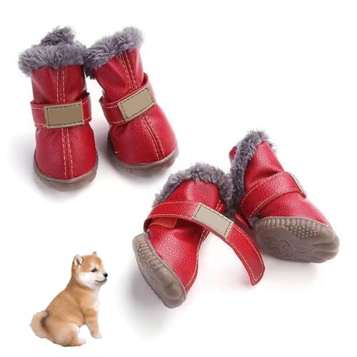 YPDOPORA Hundeschuhe Für Den Winter, Hundeschuhe Mit Rutschfester Sohle, Hundepfotenschutz Für Winter-Schneewanderschuhe, Warme wasserdichte Hundeschuhe Für Den Außenbereich,F,XL YPDOPORA Hundeschuhe Für Den Winter, Hundeschuhe Mit Rutschfester Sohle, Hundepfotenschutz Für Winter-Schneewanderschuhe, Warme wasserdichte Hundeschuhe Für Den Außenbereich,F,XL von YPDOPORA