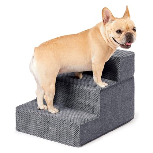 Hundetreppe Für Kleine Hunde, Haustiertreppe Für Kleine Hunde Und Katzen Und Hochbett-Klettertreppe, rutschfeste, Ausgewogene Hundetreppe Für Den Innenbereich,S von YPDOPORA