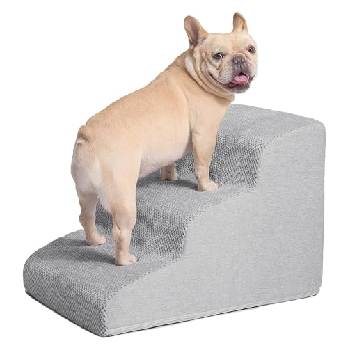 YPDOPORA Hundetreppe Für Kleine Hunde Und Katzen, Extra Breite, rutschfeste Haustierstufen Für Hohe Betten Oder Couch, Hundetreppe Für Kleine Hunde, Welpen, Katzen, Ältere Menschen,C,S YPDOPORA Hundetreppe Für Kleine Hunde Und Katzen, Extra Breite, rutschfeste Haustierstufen Für Hohe Betten Oder Couch, Hundetreppe Für Kleine Hunde, Welpen, Katzen, Ältere Menschen,C,S von YPDOPORA