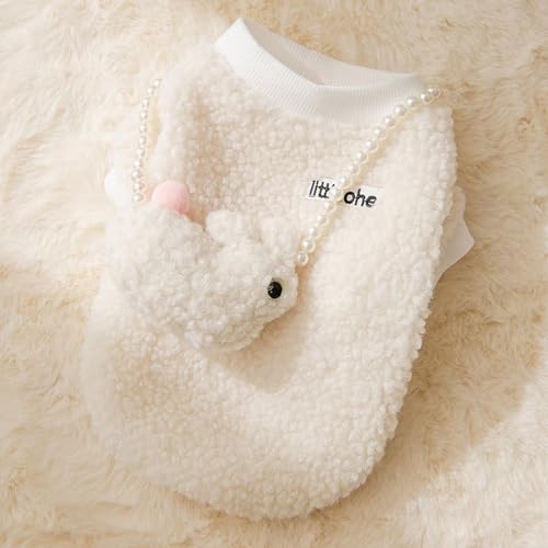 Katzenkleidung, Haustierkleidung, Herbst/Winter Für Kleine Und Mittelgroße Hunde, Neue Strickpullover Für Hunde Und Katzen, Winddichte, Leichte Hundekleidung Für Den Winter,Weiß,L Katzenkleidung, Haustierkleidung, Herbst/Winter Für Kleine Und Mittelgroße Hunde, Neue Strickpullover Für Hunde Und Katzen, Winddichte, Leichte Hundekleidung Für Den Winter,Weiß,L von YPDOPORA