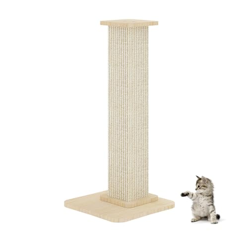 YPDOPORA Katzenkratzbrett – Krallenschleifendes Und Langlebiges Katzenkratzbrett Aus Sisal-Massivholz – Katzenmöbel Für Den Innenbereich, Kratzfest, Vertikales Katzenspielzeug Ist Verschleißfest,B,M YPDOPORA Katzenkratzbrett – Krallenschleifendes Und Langlebiges Katzenkratzbrett Aus Sisal-Massivholz – Katzenmöbel Für Den Innenbereich, Kratzfest, Vertikales Katzenspielzeug Ist Verschleißfest,B,M von YPDOPORA