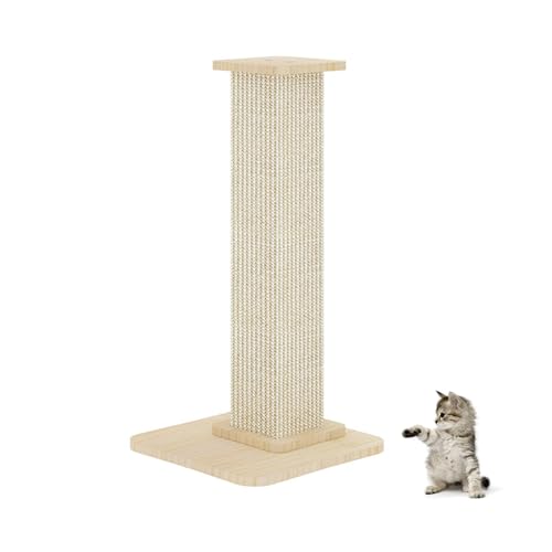 YPDOPORA Katzenkratzbrett – Krallenschleifendes Und Langlebiges Katzenkratzbrett Aus Sisal-Massivholz – Katzenmöbel Für Den Innenbereich, Kratzfest, Vertikales Katzenspielzeug Ist Verschleißfest,B,S YPDOPORA Katzenkratzbrett – Krallenschleifendes Und Langlebiges Katzenkratzbrett Aus Sisal-Massivholz – Katzenmöbel Für Den Innenbereich, Kratzfest, Vertikales Katzenspielzeug Ist Verschleißfest,B,S von YPDOPORA