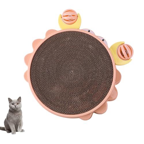YPDOPORA Katzenkratzer, Abnehmbares Katzenkratzbett Mit Glocke, Austauschbare Wellpappe, Doppelseitig Verfügbar, Lindert Stress, Katzenspielzeug,Rosa YPDOPORA Katzenkratzer, Abnehmbares Katzenkratzbett Mit Glocke, Austauschbare Wellpappe, Doppelseitig Verfügbar, Lindert Stress, Katzenspielzeug,Rosa von YPDOPORA