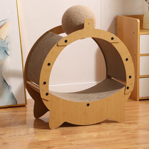 YPDOPORA Katzenkratzer-Lounge, Kratzunterlage, Hausbett-Möbelschutz, Verhindert Für Alle Jahreszeiten Möbelschäden, Katzenkratzer-Bett Für Den Innenbereich,H YPDOPORA Katzenkratzer-Lounge, Kratzunterlage, Hausbett-Möbelschutz, Verhindert Für Alle Jahreszeiten Möbelschäden, Katzenkratzer-Bett Für Den Innenbereich,H von YPDOPORA