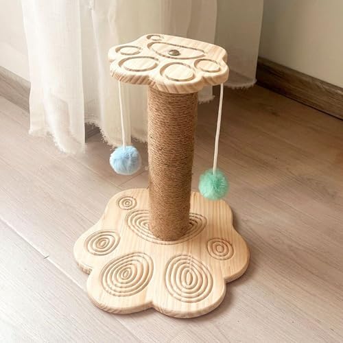 YPDOPORA Katzenkratzspielzeugpfosten | Natürliches Sisalseil | Kratzbäume Aus Sisal, Kratzbaum Für Katzen, Katzenturm Mit Flauschigem Ball, Mehrstufiges Kratzspielzeug Für Katzen,D YPDOPORA Katzenkratzspielzeugpfosten | Natürliches Sisalseil | Kratzbäume Aus Sisal, Kratzbaum Für Katzen, Katzenturm Mit Flauschigem Ball, Mehrstufiges Kratzspielzeug Für Katzen,D von YPDOPORA