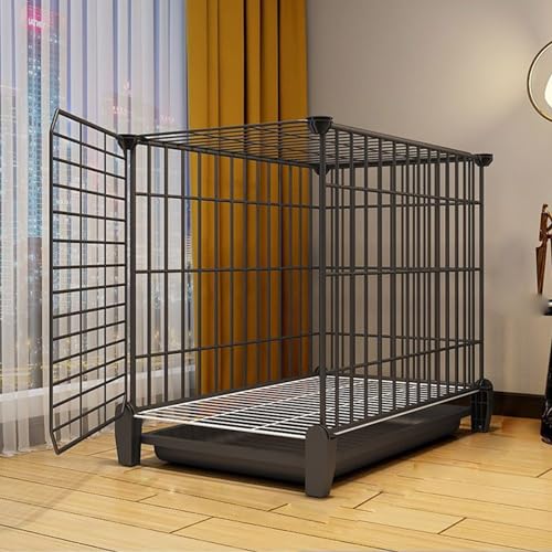 YPDOPORA Kleintierkäfig, Spezieller Hundekäfig Für Kleine Hunde, Mit Abnehmbarer Kunststoffschale Für Zuhause, Reisen, Draußen, Drinnen, Leicht Zu Reinigen,A YPDOPORA Kleintierkäfig, Spezieller Hundekäfig Für Kleine Hunde, Mit Abnehmbarer Kunststoffschale Für Zuhause, Reisen, Draußen, Drinnen, Leicht Zu Reinigen,A von YPDOPORA