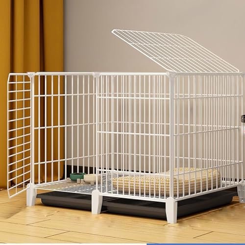 YPDOPORA Kleintierkäfig, Spezieller Hundekäfig Für Kleine Hunde, Mit Abnehmbarer Kunststoffschale Für Zuhause, Reisen, Draußen, Drinnen, Leicht Zu Reinigen,F YPDOPORA Kleintierkäfig, Spezieller Hundekäfig Für Kleine Hunde, Mit Abnehmbarer Kunststoffschale Für Zuhause, Reisen, Draußen, Drinnen, Leicht Zu Reinigen,F von YPDOPORA