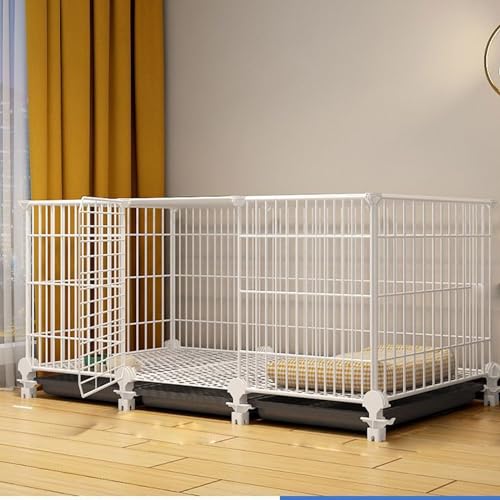 YPDOPORA Kleintierkäfig, Spezieller Hundekäfig Für Kleine Hunde, Mit Abnehmbarer Kunststoffschale Für Zuhause, Reisen, Draußen, Drinnen, Leicht Zu Reinigen,H YPDOPORA Kleintierkäfig, Spezieller Hundekäfig Für Kleine Hunde, Mit Abnehmbarer Kunststoffschale Für Zuhause, Reisen, Draußen, Drinnen, Leicht Zu Reinigen,H von YPDOPORA