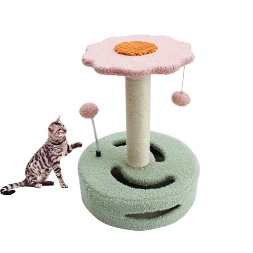 YPDOPORA Kratzbaum, Katzenturm Mit Mit Sisal Überzogenen Kratzbäumen, Katzenwohnung Mit Lustigem Katzenspielzeug Und Weicher Decke, Geeignet Für Kleine Räume,C YPDOPORA Kratzbaum, Katzenturm Mit Mit Sisal Überzogenen Kratzbäumen, Katzenwohnung Mit Lustigem Katzenspielzeug Und Weicher Decke, Geeignet Für Kleine Räume,C von YPDOPORA