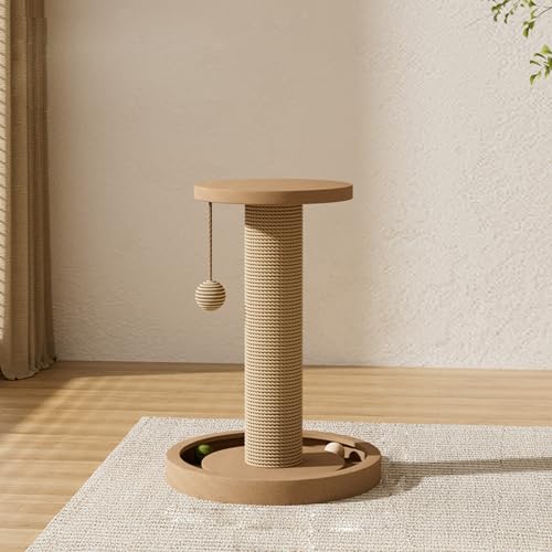 YPDOPORA Kratzbaum Für Katzen, Schutz Für Möbel, Lustiges Spielzeug, Katzenkratzer, Sisalseil Für Kätzchen, Katzen, Übung, Dichtebrett, Aus Holz,A,S YPDOPORA Kratzbaum Für Katzen, Schutz Für Möbel, Lustiges Spielzeug, Katzenkratzer, Sisalseil Für Kätzchen, Katzen, Übung, Dichtebrett, Aus Holz,A,S von YPDOPORA