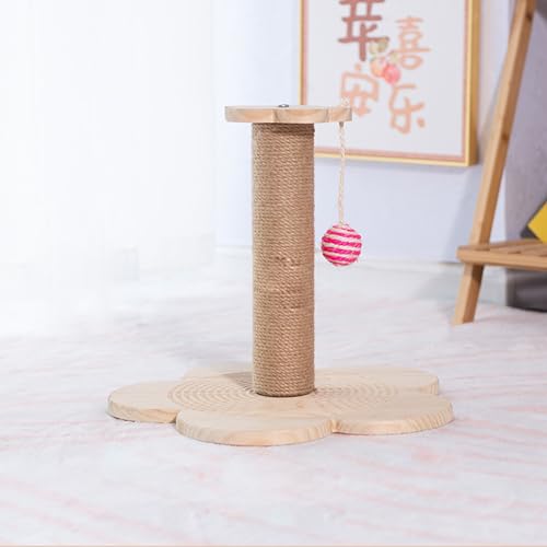 YPDOPORA Kratzbaum Für Katzen, Zweilagig, Mit Holzkugelbahn Und Baumelndem Modernen Sisalball – Kratzbaum, Ideal Für Gelangweilte Hauskatzen Und Kätzchen Zum Spielen,A YPDOPORA Kratzbaum Für Katzen, Zweilagig, Mit Holzkugelbahn Und Baumelndem Modernen Sisalball – Kratzbaum, Ideal Für Gelangweilte Hauskatzen Und Kätzchen Zum Spielen,A von YPDOPORA