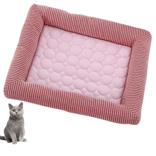 Kühlmatte Für Haustiere, Hundekistenbetten, Bleiben Sie Im Sommer Kühl. Kühlende Komfortbetten Für Hunde, Katzen, Das Ganze Jahr Über Einsetzbar, Perfekt Für Drinnen, Draußen Oder Im Auto,Rosa,M Kühlmatte Für Haustiere, Hundekistenbetten, Bleiben Sie Im Sommer Kühl. Kühlende Komfortbetten Für Hunde, Katzen, Das Ganze Jahr Über Einsetzbar, Perfekt Für Drinnen, Draußen Oder Im Auto,Rosa,M von YPDOPORA