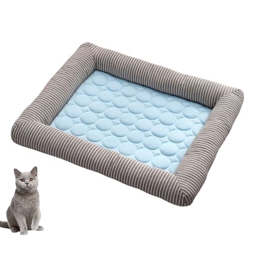 Kühlmatte Für Haustiere, Hundekistenbetten, Bleiben Sie Im Sommer Kühl. Kühlende Komfortbetten Für Hunde, Katzen, Das Ganze Jahr Über Einsetzbar, Perfekt Für Drinnen, Draußen Oder Im Auto,Blau,M Kühlmatte Für Haustiere, Hundekistenbetten, Bleiben Sie Im Sommer Kühl. Kühlende Komfortbetten Für Hunde, Katzen, Das Ganze Jahr Über Einsetzbar, Perfekt Für Drinnen, Draußen Oder Im Auto,Blau,M von YPDOPORA