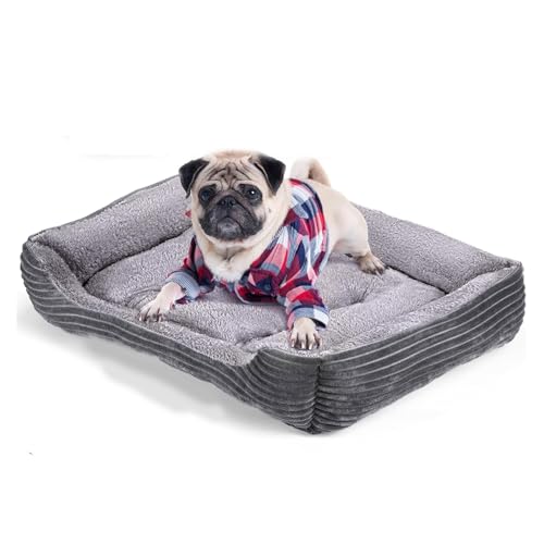Orthopädisches Hundebett Für Mittelgroße Und Kleine Hunde, Rechteckiges, Waschbares Hundebett, Bequemes Und Atmungsaktives Haustiersofa, Orthopädisches Hundebett Mit Rutschfester Unterseite,B,M Orthopädisches Hundebett Für Mittelgroße Und Kleine Hunde, Rechteckiges, Waschbares Hundebett, Bequemes Und Atmungsaktives Haustiersofa, Orthopädisches Hundebett Mit Rutschfester Unterseite,B,M von YPDOPORA