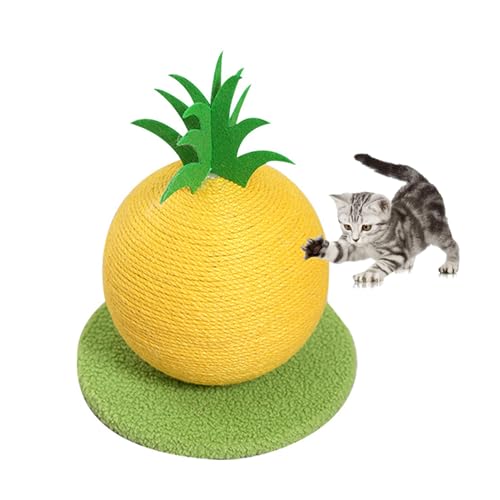 Süßer Katzenkratzbaum, Fruchtform-Katzenkratzbaum Für Hauskatzen, Natur-Sisal-Kratzbaum, 10-Zoll-Kratzbaum Für Kätzchen,A von YPDOPORA