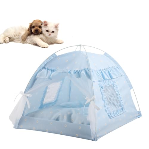 YPDOPORA Süßes Katzenzelt, Katzenzelt, Höhlenbett, Sommerkühlung, Tragbares, Atmungsaktives Bett, Wasserdichtes Katzenzelt Aus Polyester Und Elastischer PP-Baumwolle, Faltbares Katzenbett,E,L YPDOPORA Süßes Katzenzelt, Katzenzelt, Höhlenbett, Sommerkühlung, Tragbares, Atmungsaktives Bett, Wasserdichtes Katzenzelt Aus Polyester Und Elastischer PP-Baumwolle, Faltbares Katzenbett,E,L von YPDOPORA