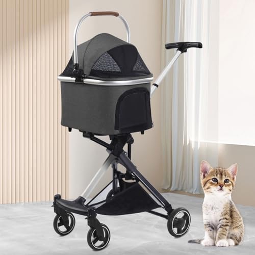 YPDOPORA 3-In-1-Kinderwagen Für Haustiere, Katzen Und Hunde, Zusammenklappbarer Katzenkinderwagen, Abnehmbarer Träger, Aufbewahrungskorb, Hundekinderwagen, Welpenkinderwagen Für Reisen Und Joggen,C YPDOPORA 3-In-1-Kinderwagen Für Haustiere, Katzen Und Hunde, Zusammenklappbarer Katzenkinderwagen, Abnehmbarer Träger, Aufbewahrungskorb, Hundekinderwagen, Welpenkinderwagen Für Reisen Und Joggen,C von YPDOPORA