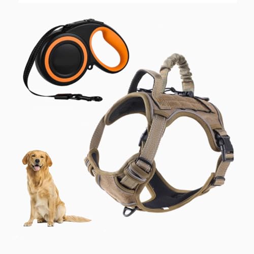 YPDOPORA Atmungsaktives Taktisches Hundegeschirr Aus Netzstoff, Reflektierendes Hundegeschirr, No-Pull-Frontclip-Service-Hundeweste Mit 2 Griffen, Verstellbare Haustierweste Für Hunde,C,L YPDOPORA Atmungsaktives Taktisches Hundegeschirr Aus Netzstoff, Reflektierendes Hundegeschirr, No-Pull-Frontclip-Service-Hundeweste Mit 2 Griffen, Verstellbare Haustierweste Für Hunde,C,L von YPDOPORA