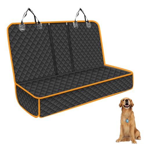 YPDOPORA Autositzbezug Für Hunde, 4-Lagiger Schutz, Zusammenklappbar, Kratzfest, rutschfest, Schützt Vor Kratzern, Für Autos, Lkws Und Suvs,Orange YPDOPORA Autositzbezug Für Hunde, 4-Lagiger Schutz, Zusammenklappbar, Kratzfest, rutschfest, Schützt Vor Kratzern, Für Autos, Lkws Und Suvs,Orange von YPDOPORA