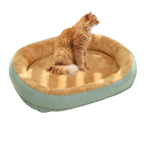 YPDOPORA Betten Für Katzen Und Hunde, Warmes Winter-Hundebett, Katzenschlafmatte, Weiches Hundehüttenkissen, Abnehmbare Und Waschbare Welpennestmatratze,Green 1,XL YPDOPORA Betten Für Katzen Und Hunde, Warmes Winter-Hundebett, Katzenschlafmatte, Weiches Hundehüttenkissen, Abnehmbare Und Waschbare Welpennestmatratze,Green 1,XL von YPDOPORA