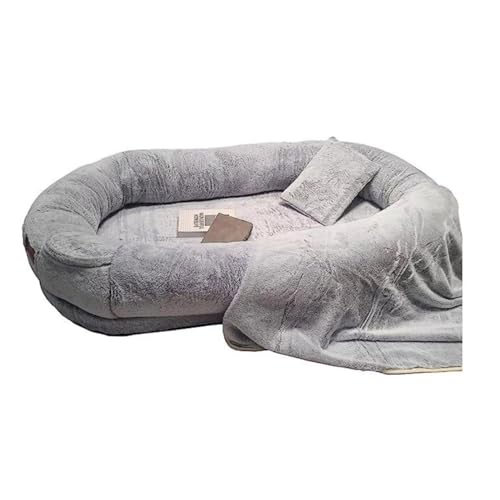 YPDOPORA Extra Großes Menschliches Hundebett Für Erwachsene, Riesiges Hundebett Für Nickerchen Mit Abnehmbarem, Waschbarem Bezug Und Rutschfester Unterseite,A,3XL YPDOPORA Extra Großes Menschliches Hundebett Für Erwachsene, Riesiges Hundebett Für Nickerchen Mit Abnehmbarem, Waschbarem Bezug Und Rutschfester Unterseite,A,3XL von YPDOPORA