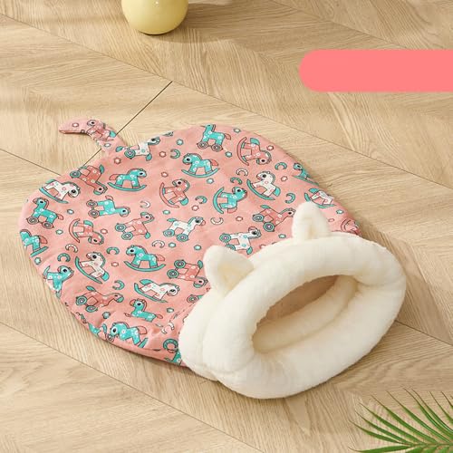 YPDOPORA Gemütlicher Haustierschlafsack, Weiches, Halbgeschlossenes Bett, Für Katzen, Kleine Hunde Und Kleine Haustiere, Leicht Zu Reinigen, Maschinenwaschbar,Rosa YPDOPORA Gemütlicher Haustierschlafsack, Weiches, Halbgeschlossenes Bett, Für Katzen, Kleine Hunde Und Kleine Haustiere, Leicht Zu Reinigen, Maschinenwaschbar,Rosa von YPDOPORA