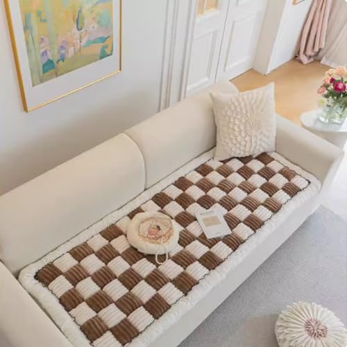 YPDOPORA Haustier-Sofabezüge Für Sofa, Sofabezug, rutschfeste Sofabezüge, Karierte Cremefarbene Große Karierte Quadratische Haustiermatte, Haustiermatte, Bettsofabezug, Waschbar,Braun,M YPDOPORA Haustier-Sofabezüge Für Sofa, Sofabezug, rutschfeste Sofabezüge, Karierte Cremefarbene Große Karierte Quadratische Haustiermatte, Haustiermatte, Bettsofabezug, Waschbar,Braun,M von YPDOPORA